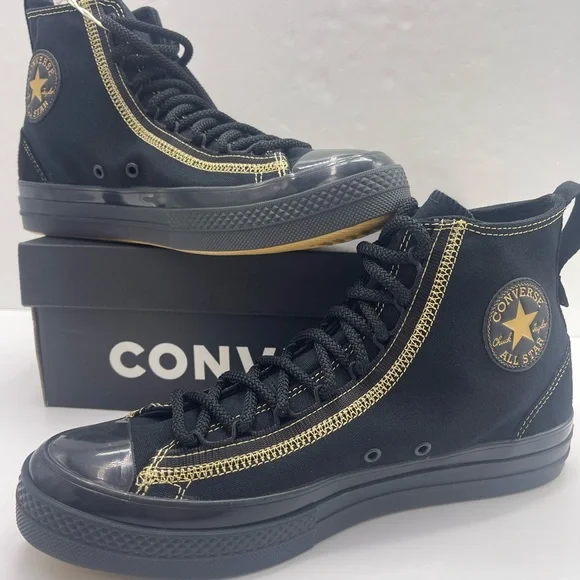 Converse Men’s 
CTAS CX EXP2 HI
BLACK/BLACK/GOLDEN OPPORTUNITY High-Top Sneakers - Picture 11 of 16